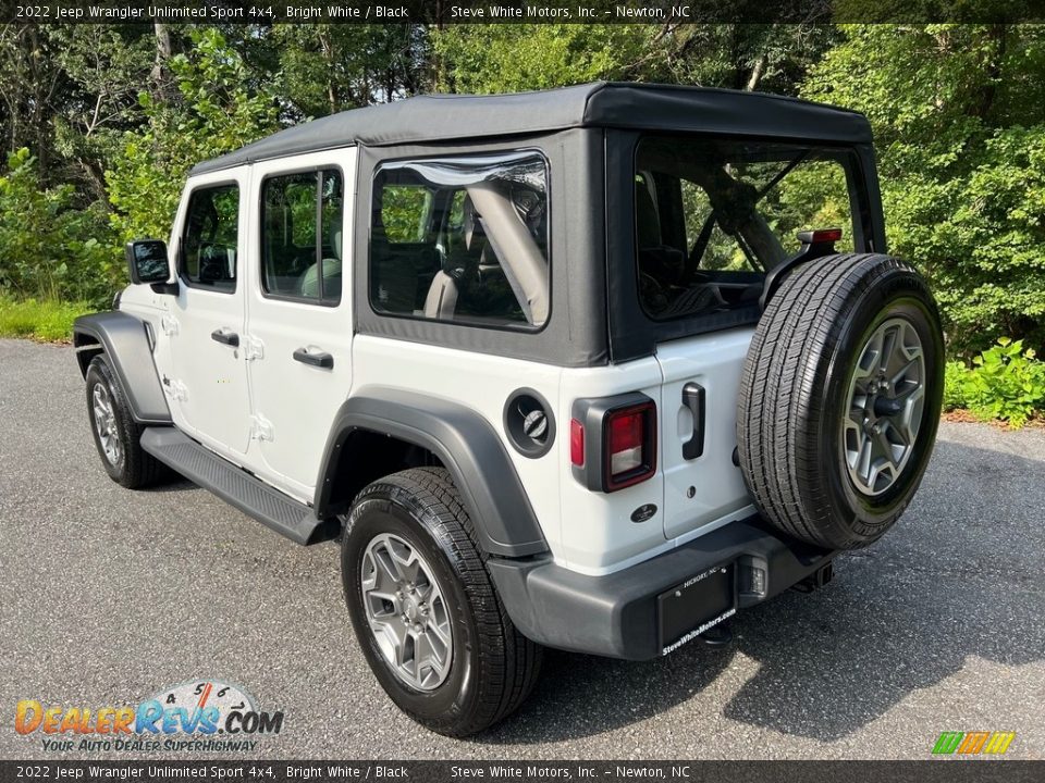 Bright White 2022 Jeep Wrangler Unlimited Sport 4x4 Photo #9