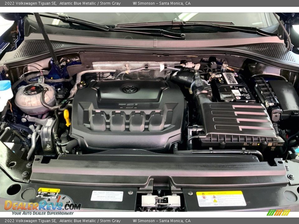 2022 Volkswagen Tiguan SE 2.0 Liter TSI Turbocharged DOHC 16-Valve VVT 4 Cylinder Engine Photo #8