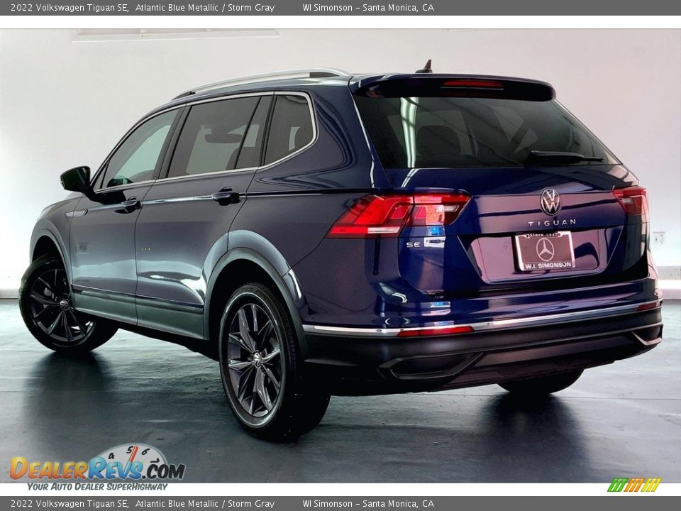 Atlantic Blue Metallic 2022 Volkswagen Tiguan SE Photo #9