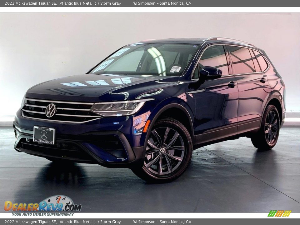 Atlantic Blue Metallic 2022 Volkswagen Tiguan SE Photo #11