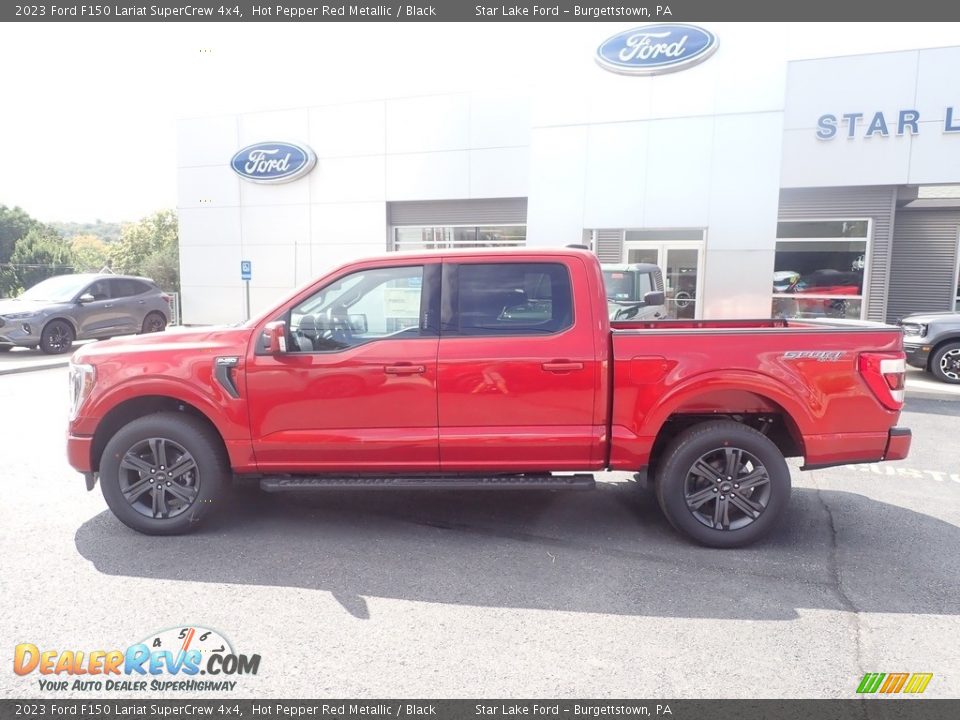 Hot Pepper Red Metallic 2023 Ford F150 Lariat SuperCrew 4x4 Photo #2