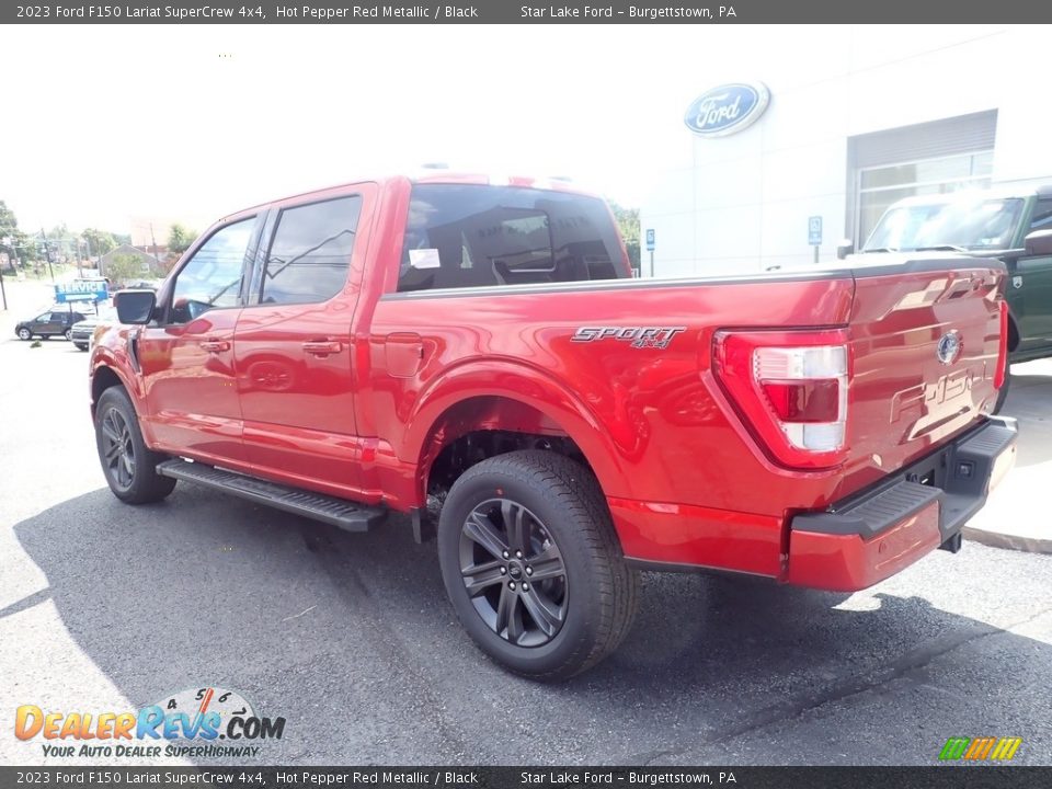 Hot Pepper Red Metallic 2023 Ford F150 Lariat SuperCrew 4x4 Photo #3