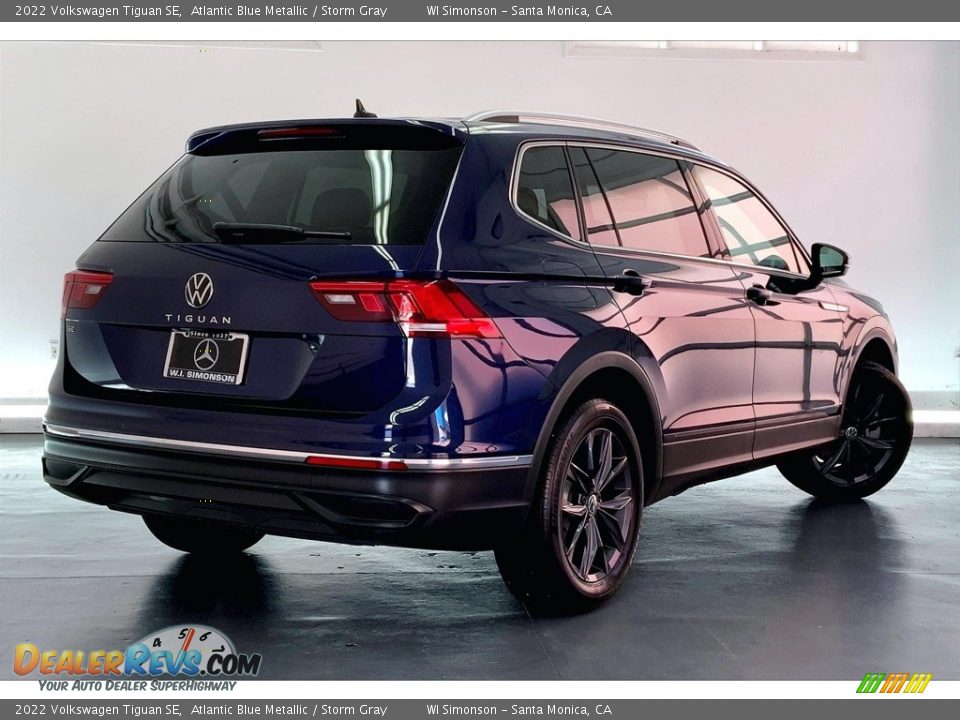 2022 Volkswagen Tiguan SE Atlantic Blue Metallic / Storm Gray Photo #12