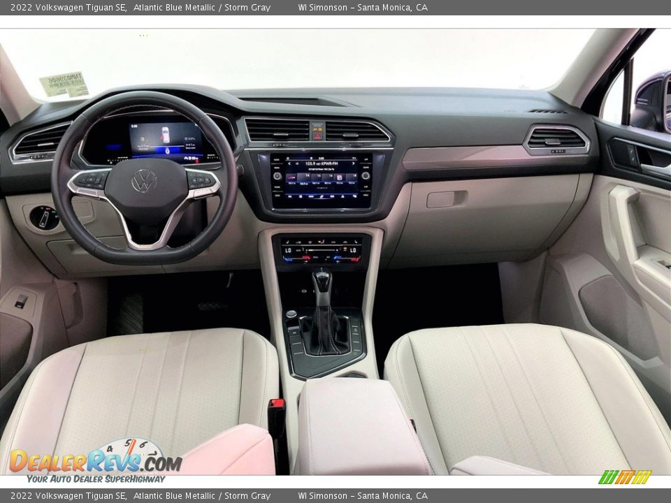 Storm Gray Interior - 2022 Volkswagen Tiguan SE Photo #14