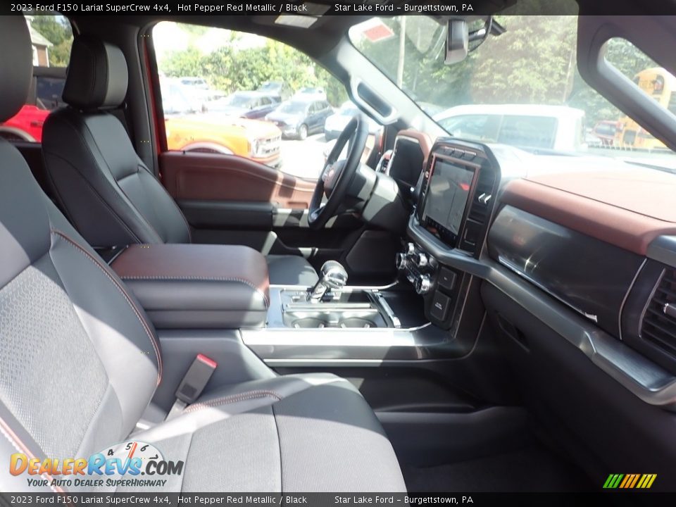 Front Seat of 2023 Ford F150 Lariat SuperCrew 4x4 Photo #10