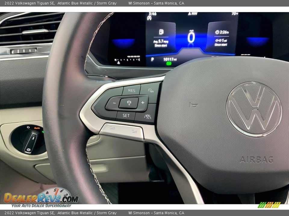 2022 Volkswagen Tiguan SE Steering Wheel Photo #20