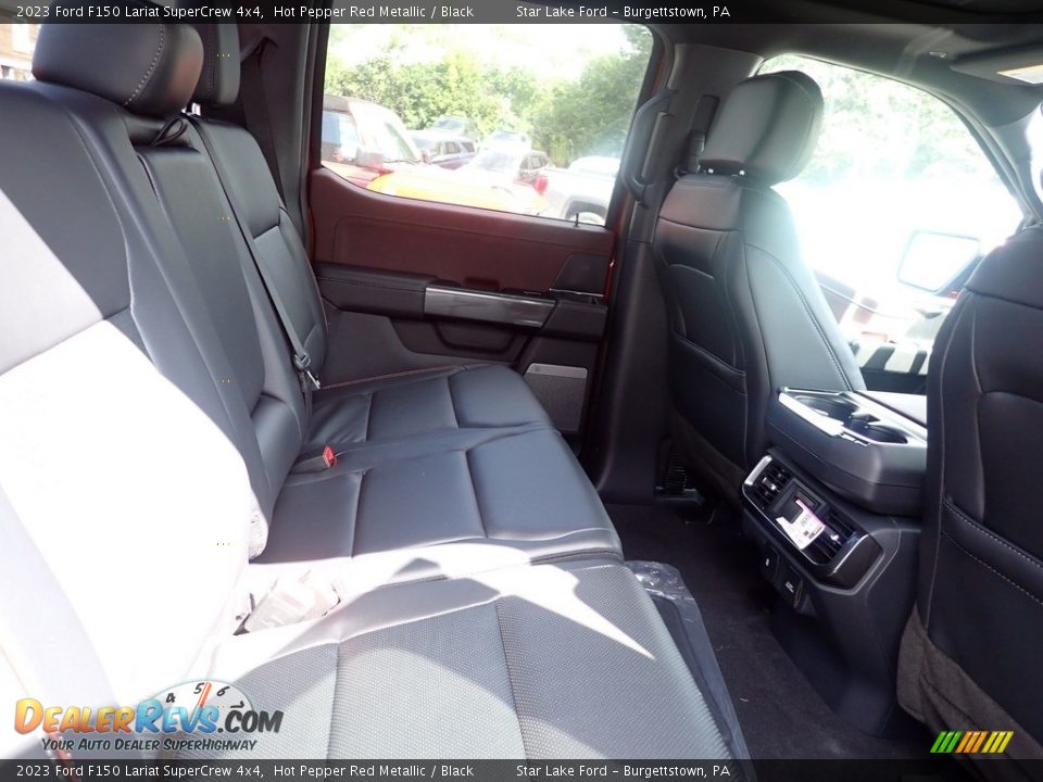 Rear Seat of 2023 Ford F150 Lariat SuperCrew 4x4 Photo #11