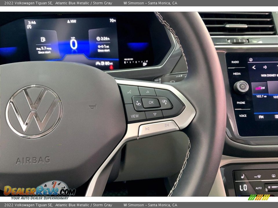 2022 Volkswagen Tiguan SE Steering Wheel Photo #21