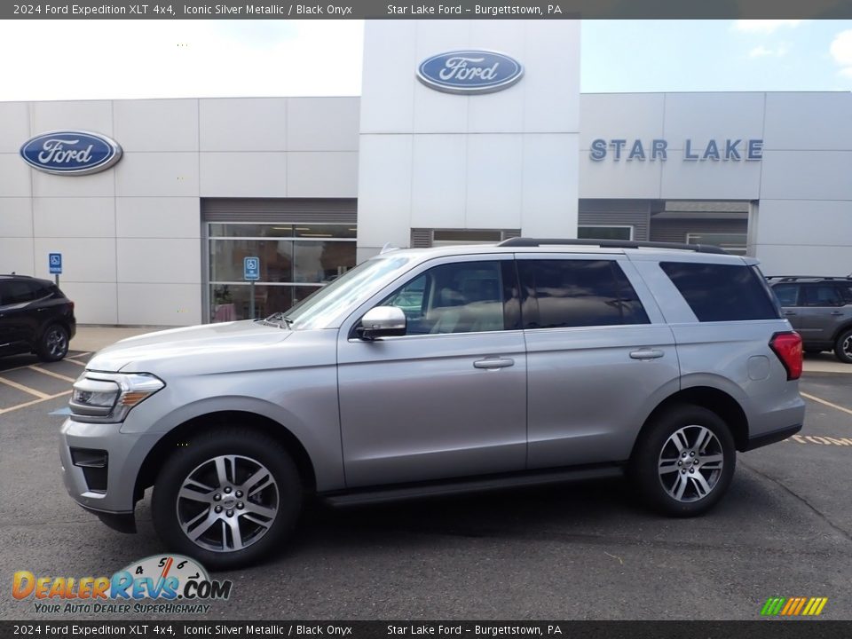 2024 Ford Expedition XLT 4x4 Iconic Silver Metallic / Black Onyx Photo #1