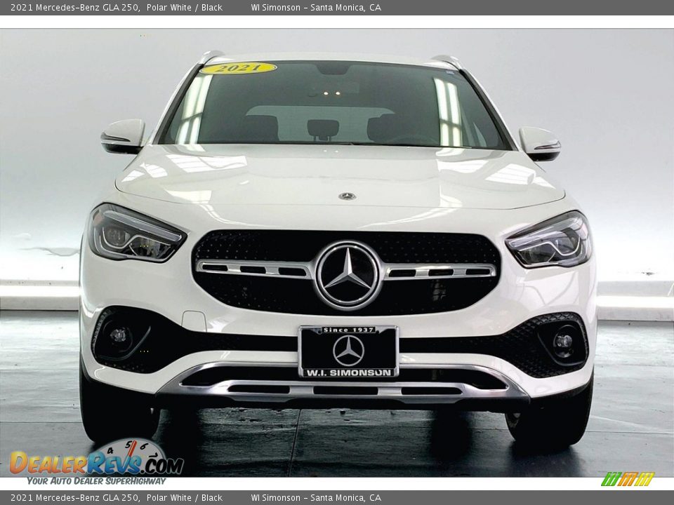 2021 Mercedes-Benz GLA 250 Polar White / Black Photo #2