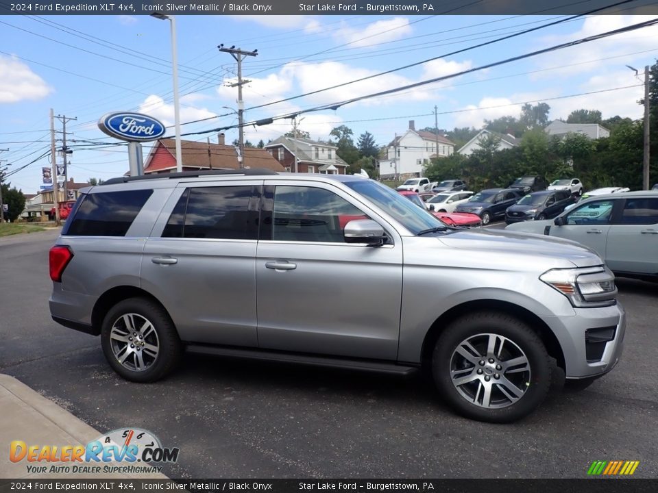 Iconic Silver Metallic 2024 Ford Expedition XLT 4x4 Photo #6