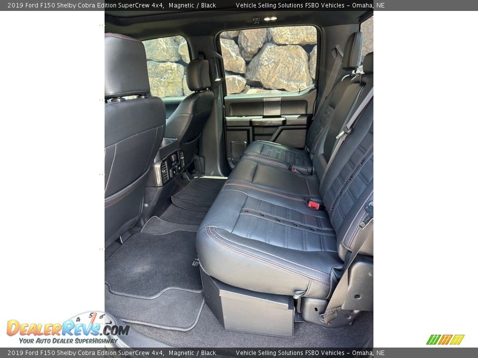 Rear Seat of 2019 Ford F150 Shelby Cobra Edition SuperCrew 4x4 Photo #3