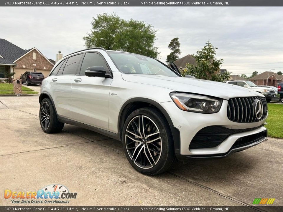 2020 Mercedes-Benz GLC AMG 43 4Matic Iridium Silver Metallic / Black Photo #3