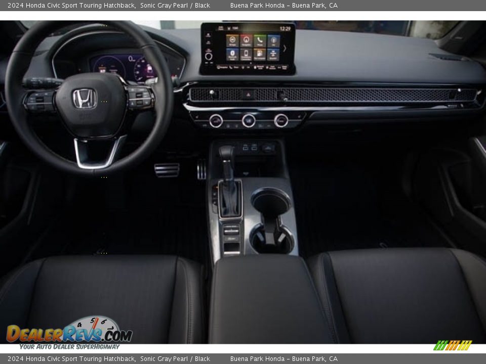 Black Interior - 2024 Honda Civic Sport Touring Hatchback Photo #17