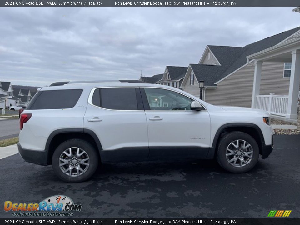 Summit White 2021 GMC Acadia SLT AWD Photo #2