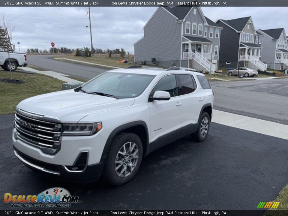 2021 GMC Acadia SLT AWD Summit White / Jet Black Photo #4