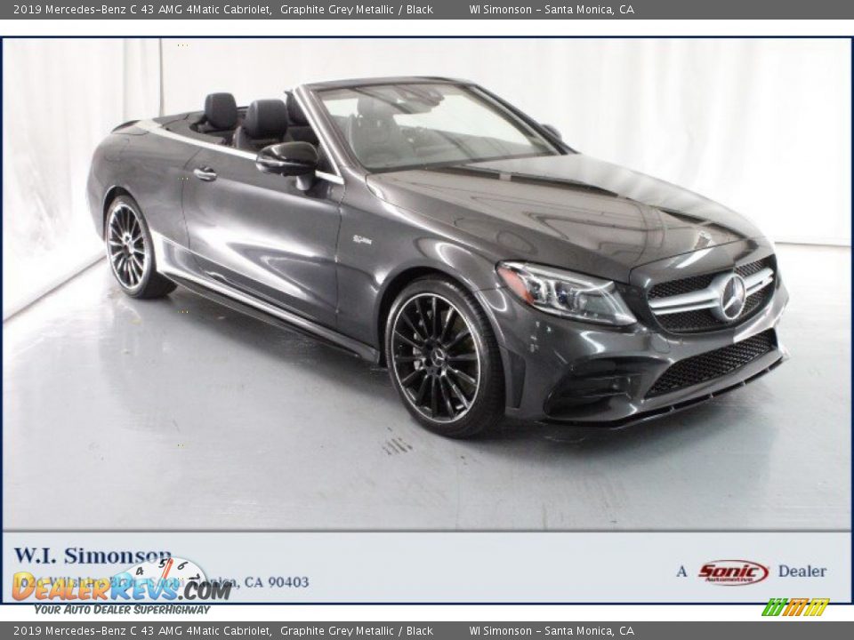 2019 Mercedes-Benz C 43 AMG 4Matic Cabriolet Graphite Grey Metallic / Black Photo #1