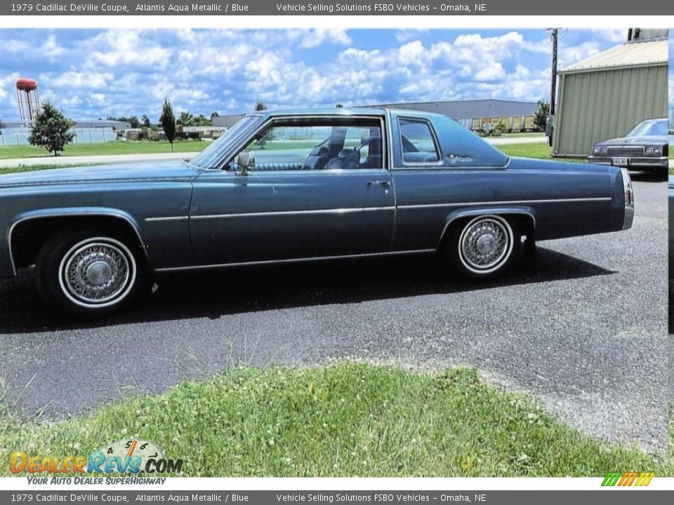 1979 Cadillac DeVille Coupe Atlantis Aqua Metallic / Blue Photo #1
