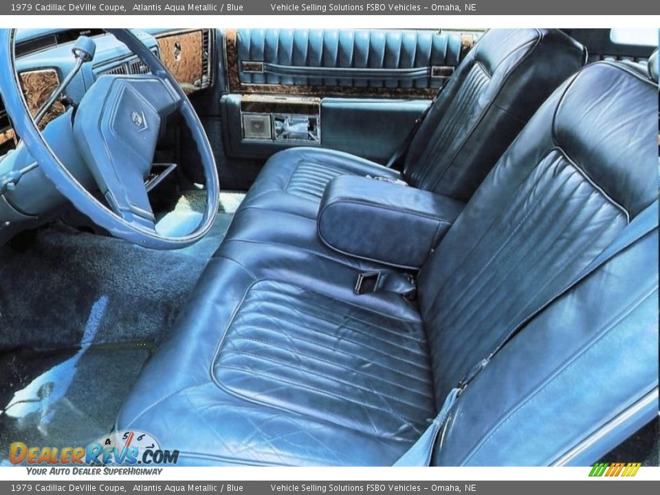 Blue Interior - 1979 Cadillac DeVille Coupe Photo #4