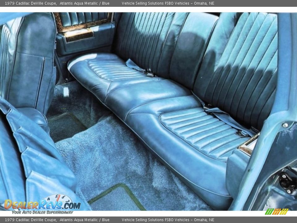 Rear Seat of 1979 Cadillac DeVille Coupe Photo #8