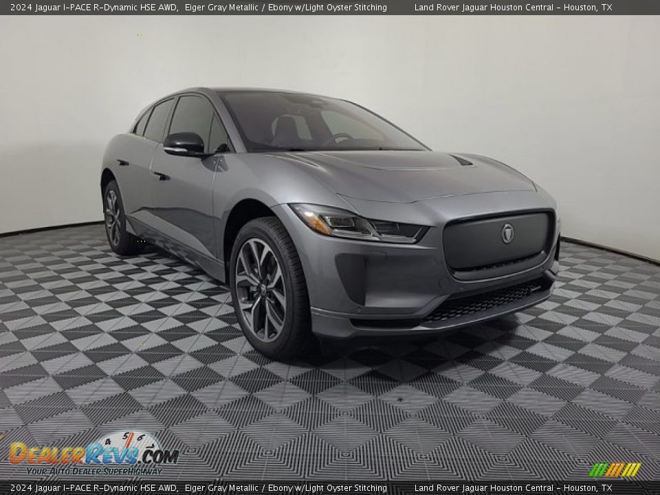 2024 Jaguar I-PACE R-Dynamic HSE AWD Eiger Gray Metallic / Ebony w/Light Oyster Stitching Photo #12