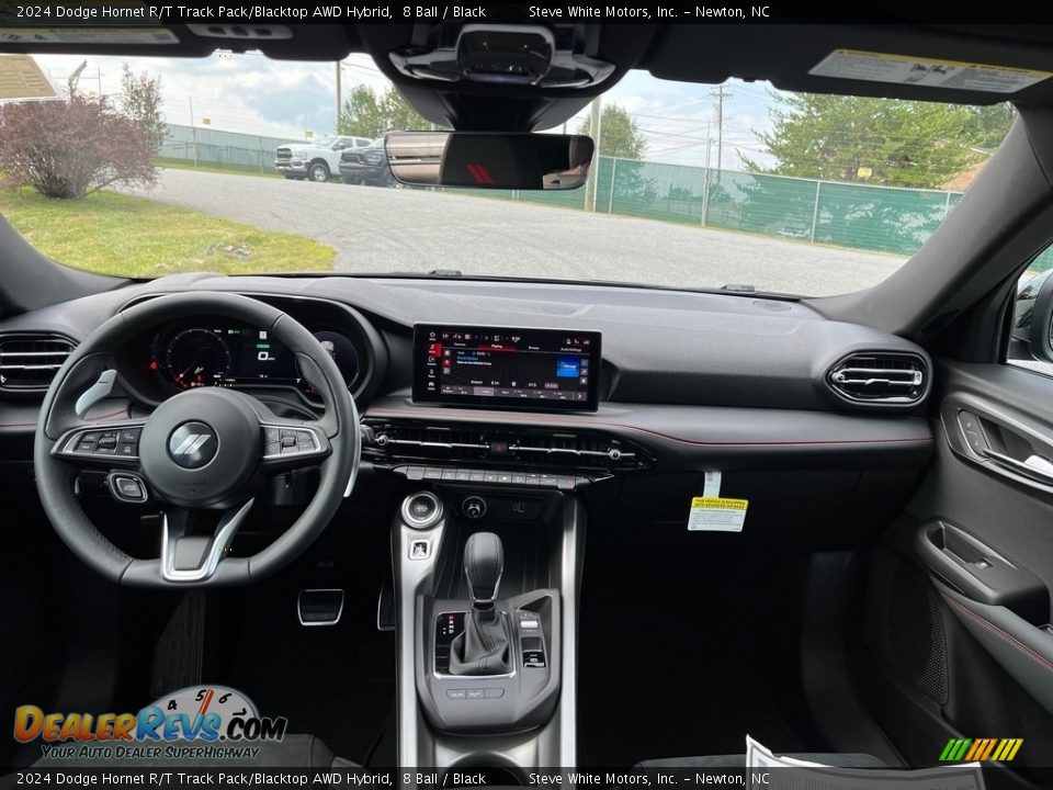 Dashboard of 2024 Dodge Hornet R/T Track Pack/Blacktop AWD Hybrid Photo #11