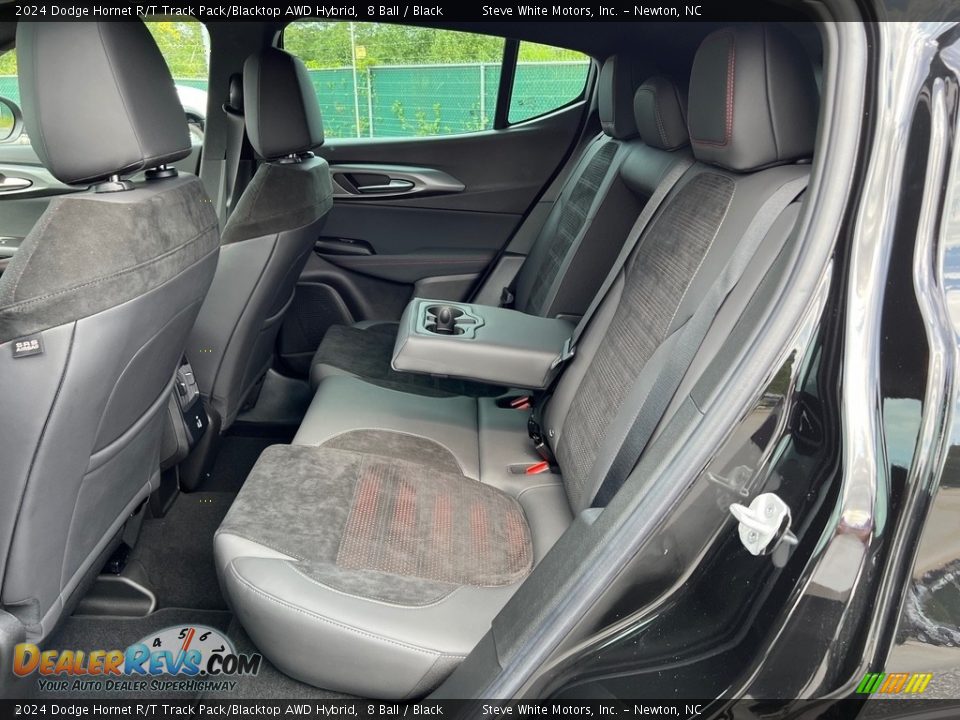 Rear Seat of 2024 Dodge Hornet R/T Track Pack/Blacktop AWD Hybrid Photo #14