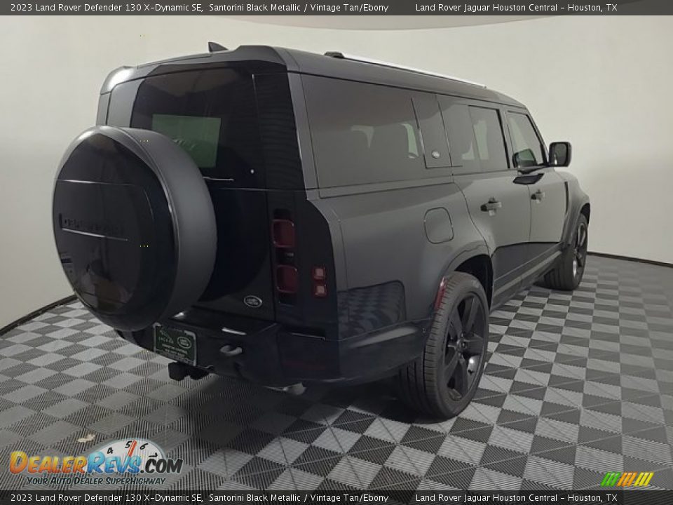 2023 Land Rover Defender 130 X-Dynamic SE Santorini Black Metallic / Vintage Tan/Ebony Photo #2