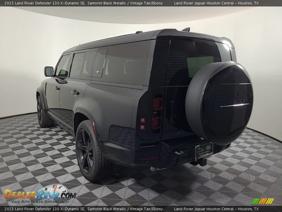 2023 Land Rover Defender 130 X-Dynamic SE Santorini Black Metallic / Vintage Tan/Ebony Photo #10