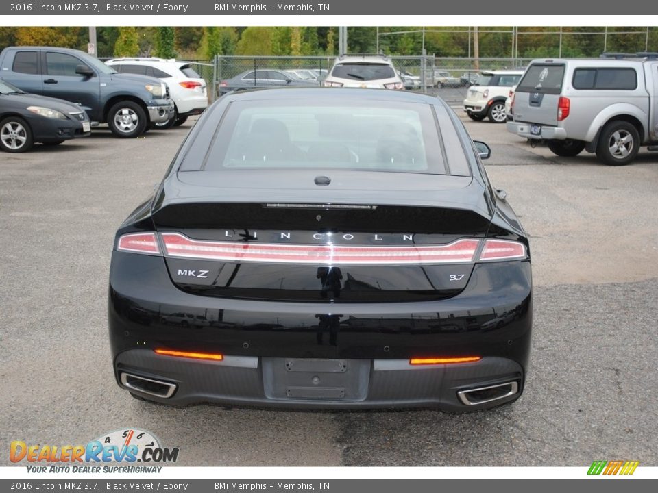 2016 Lincoln MKZ 3.7 Black Velvet / Ebony Photo #4