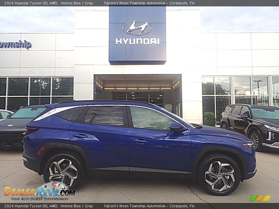 2024 Hyundai Tucson SEL AWD Intense Blue / Gray Photo #1