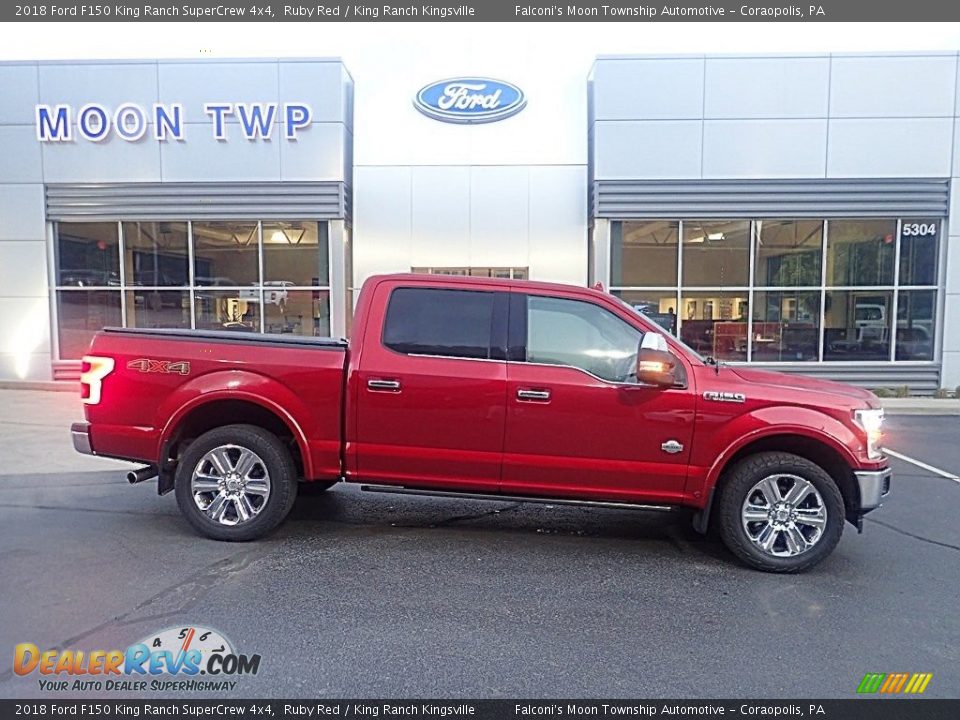 2018 Ford F150 King Ranch SuperCrew 4x4 Ruby Red / King Ranch Kingsville Photo #1