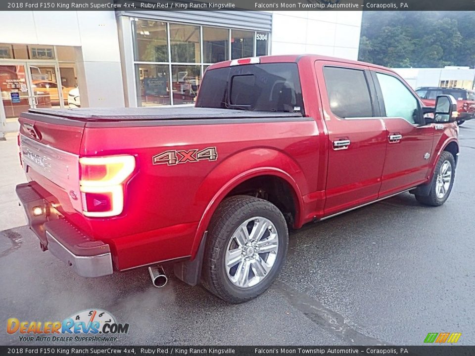 2018 Ford F150 King Ranch SuperCrew 4x4 Ruby Red / King Ranch Kingsville Photo #2