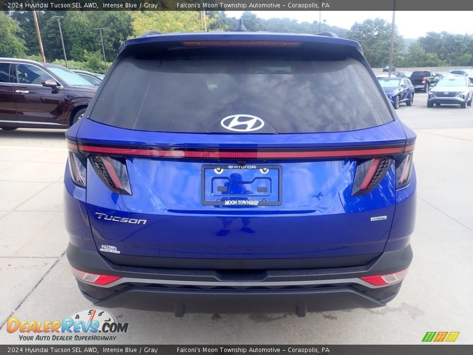 2024 Hyundai Tucson SEL AWD Intense Blue / Gray Photo #3