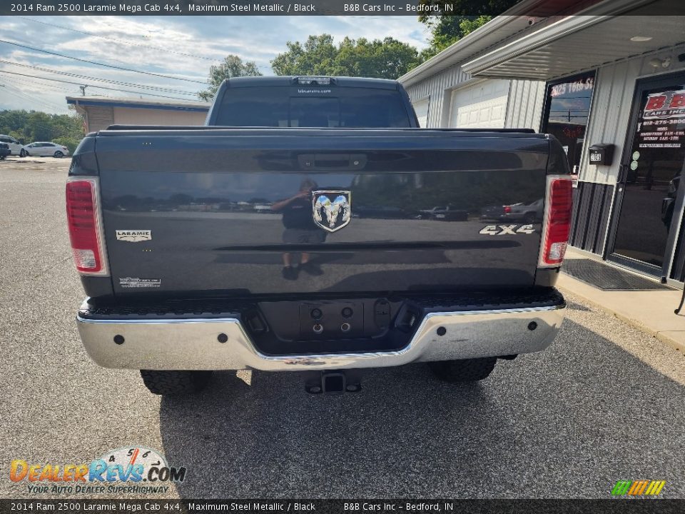 2014 Ram 2500 Laramie Mega Cab 4x4 Maximum Steel Metallic / Black Photo #3