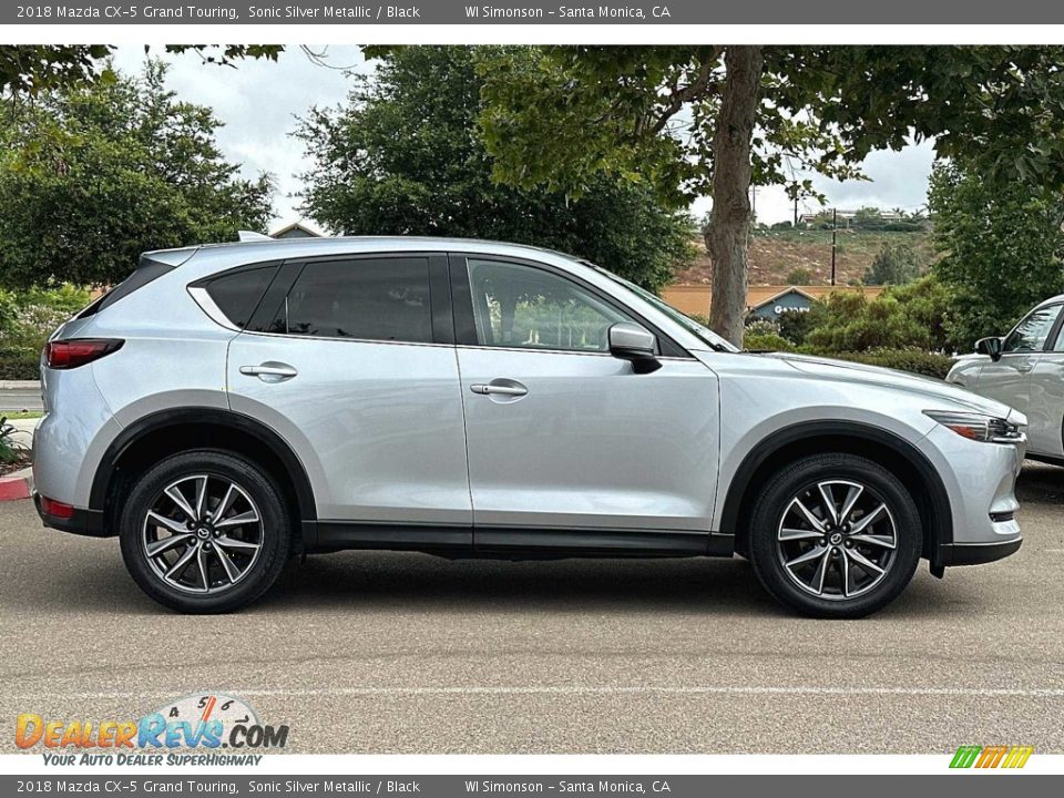 Sonic Silver Metallic 2018 Mazda CX-5 Grand Touring Photo #3