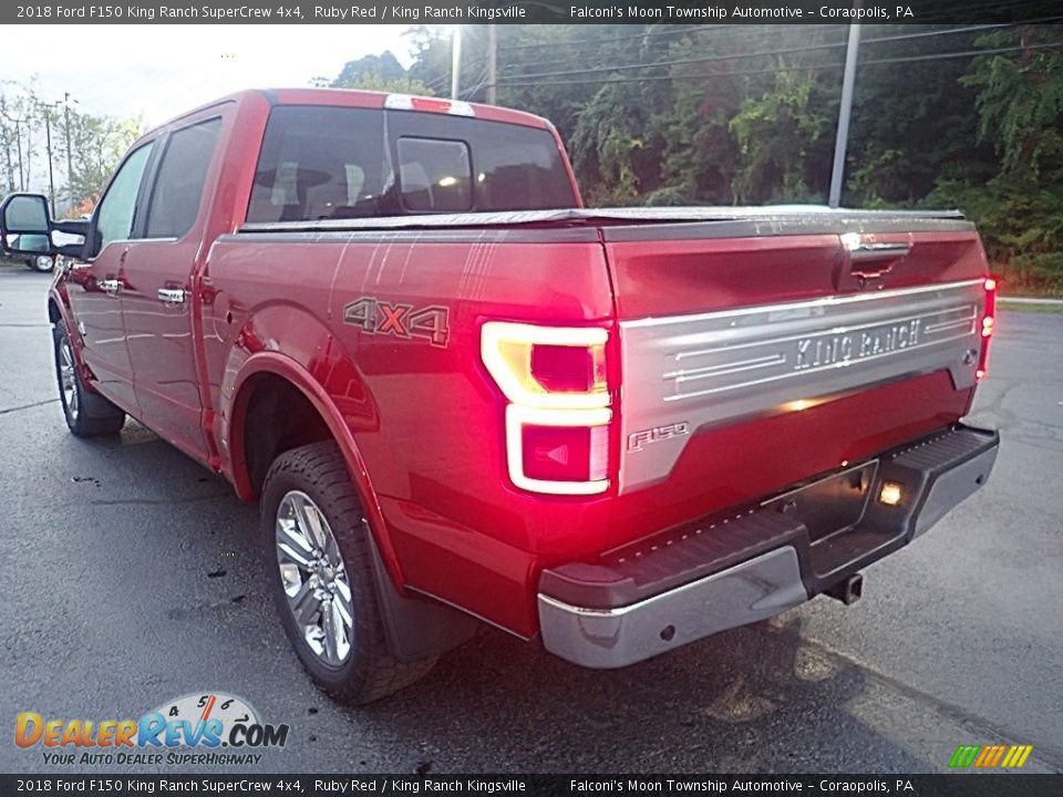 2018 Ford F150 King Ranch SuperCrew 4x4 Ruby Red / King Ranch Kingsville Photo #4