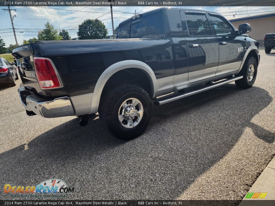 2014 Ram 2500 Laramie Mega Cab 4x4 Maximum Steel Metallic / Black Photo #4