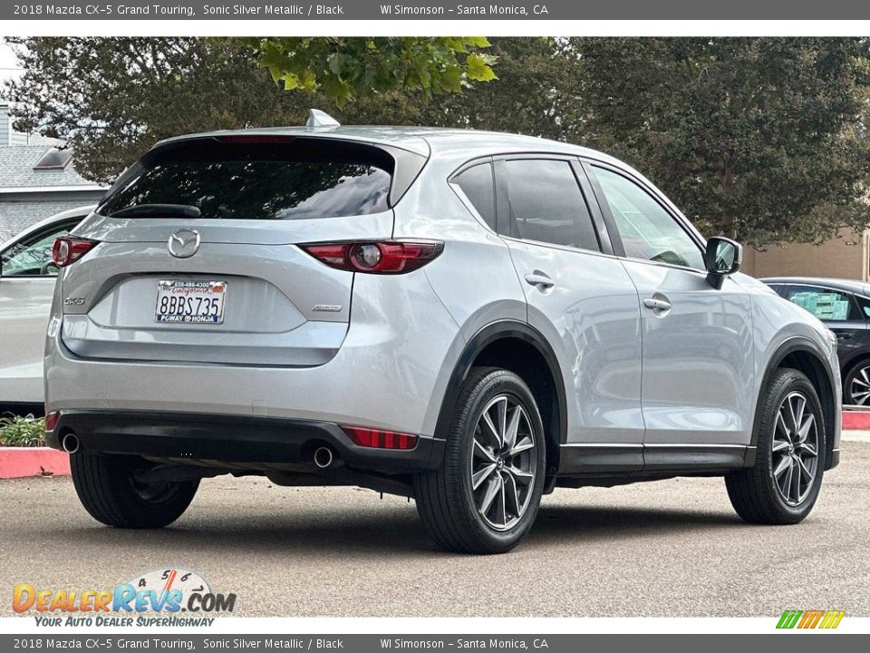 2018 Mazda CX-5 Grand Touring Sonic Silver Metallic / Black Photo #4