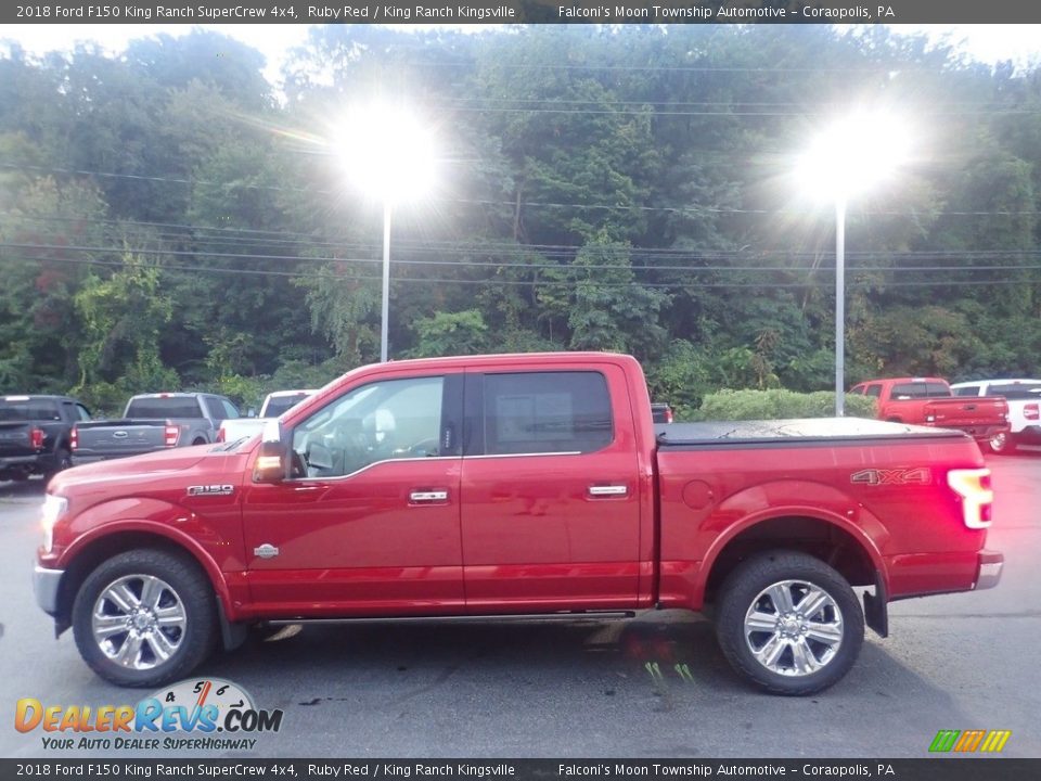 Ruby Red 2018 Ford F150 King Ranch SuperCrew 4x4 Photo #5
