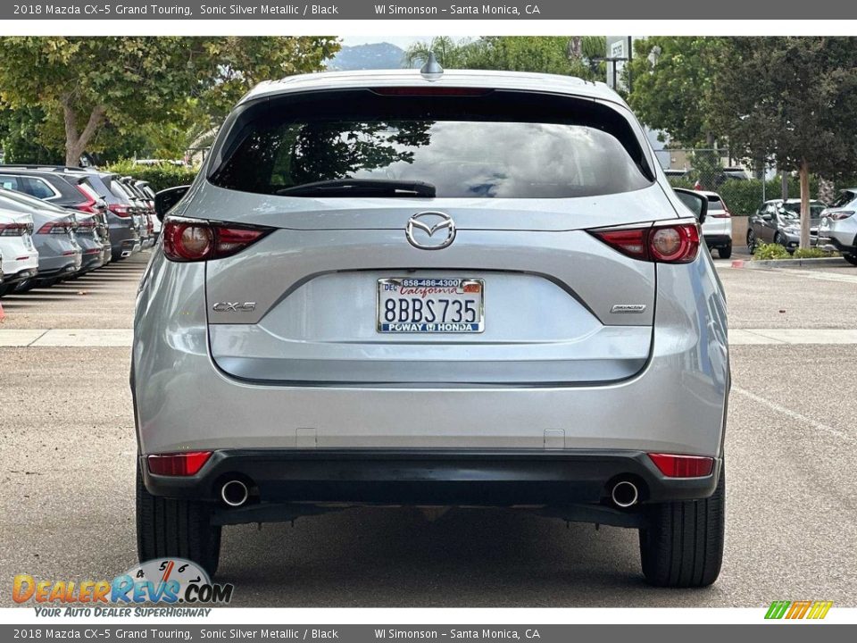 2018 Mazda CX-5 Grand Touring Sonic Silver Metallic / Black Photo #5