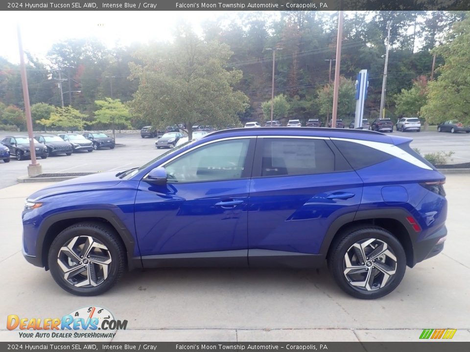 2024 Hyundai Tucson SEL AWD Intense Blue / Gray Photo #6