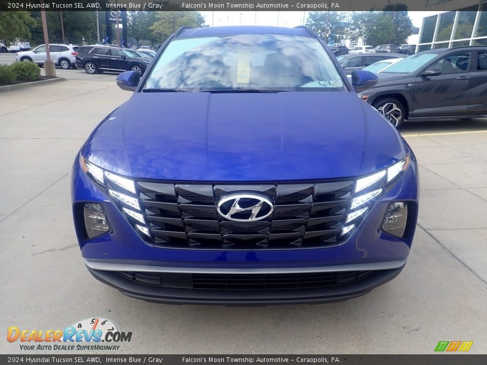 2024 Hyundai Tucson SEL AWD Intense Blue / Gray Photo #8