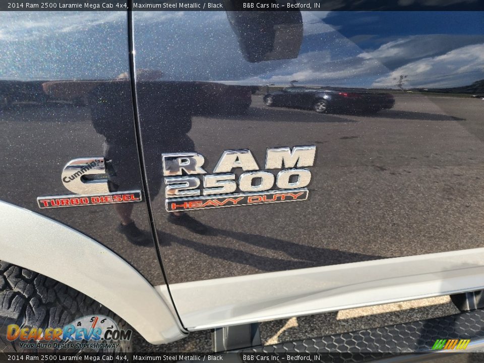 2014 Ram 2500 Laramie Mega Cab 4x4 Maximum Steel Metallic / Black Photo #8