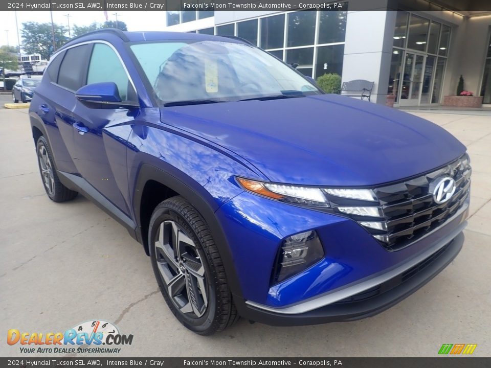2024 Hyundai Tucson SEL AWD Intense Blue / Gray Photo #9