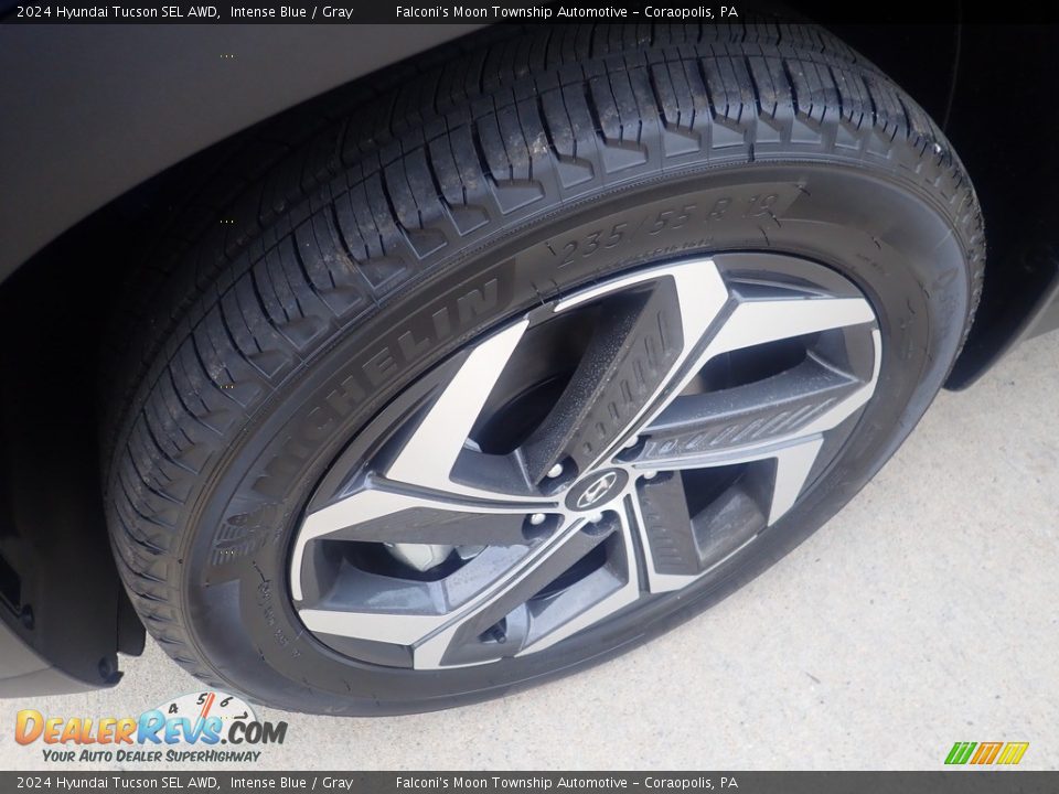 2024 Hyundai Tucson SEL AWD Intense Blue / Gray Photo #10