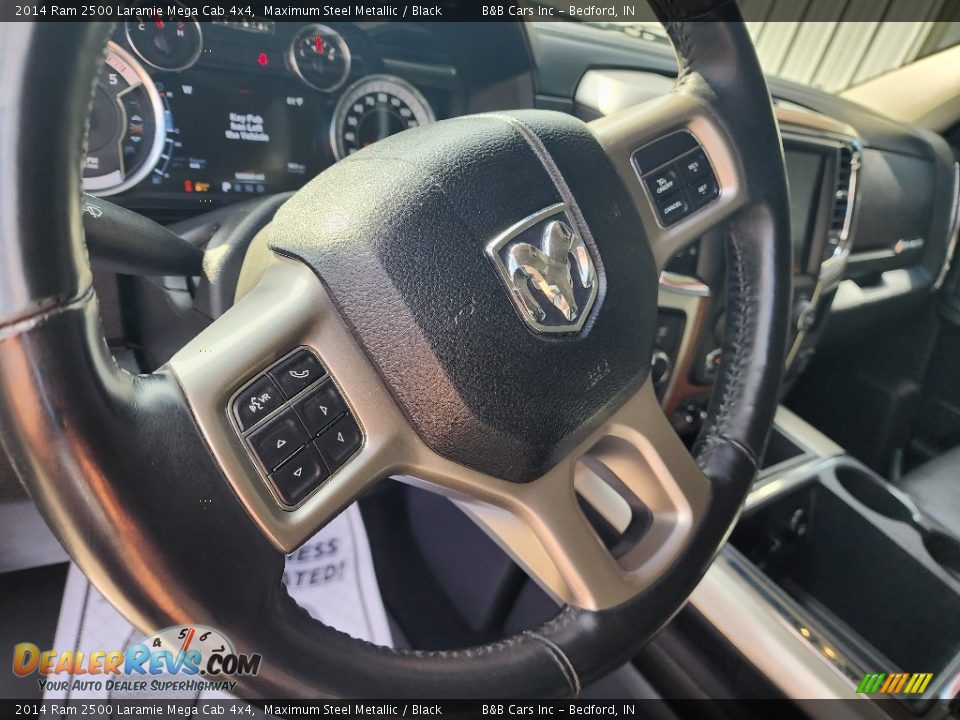 2014 Ram 2500 Laramie Mega Cab 4x4 Maximum Steel Metallic / Black Photo #12
