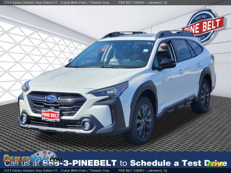 2024 Subaru Outback Onyx Edition XT Crystal White Pearl / Titanium Gray Photo #1