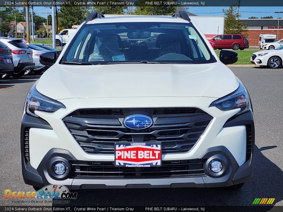 2024 Subaru Outback Onyx Edition XT Crystal White Pearl / Titanium Gray Photo #2