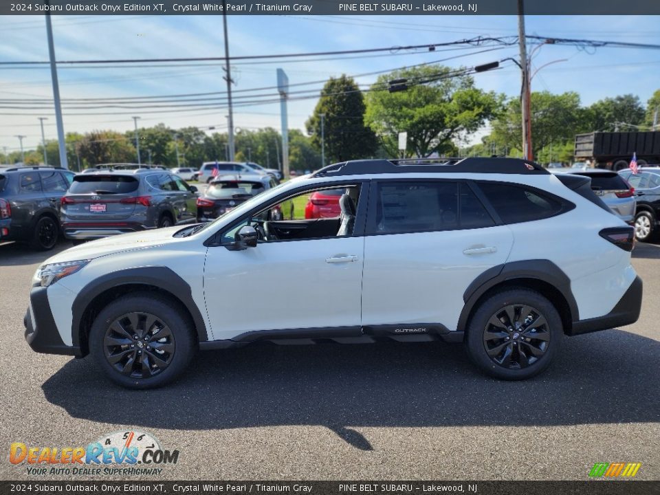 2024 Subaru Outback Onyx Edition XT Crystal White Pearl / Titanium Gray Photo #3